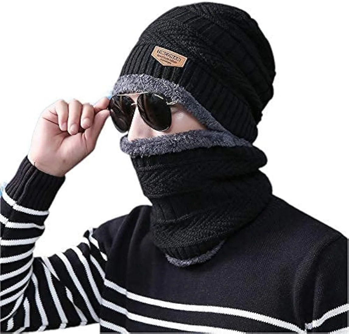 Unisex Woolen Cap(Cap and Muffler)